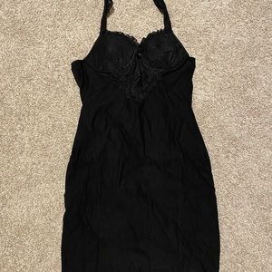 Killstar XL - Black Halter Dress - Goth Halloween Party Dress